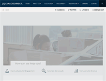 Tablet Screenshot of dialog-direct.com